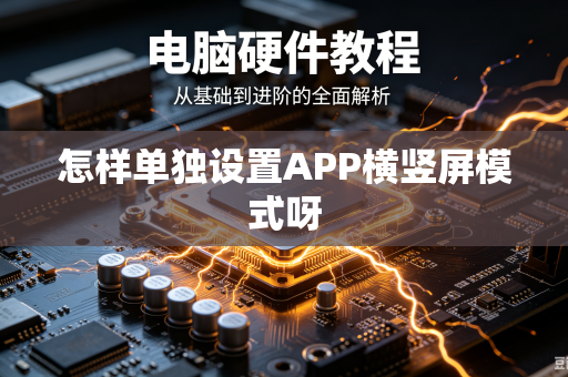 怎样单独设置APP横竖屏模式呀