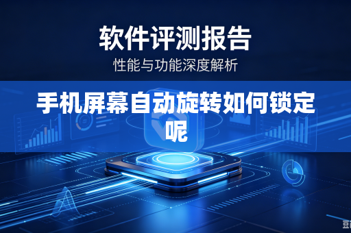 手机屏幕自动旋转如何锁定呢