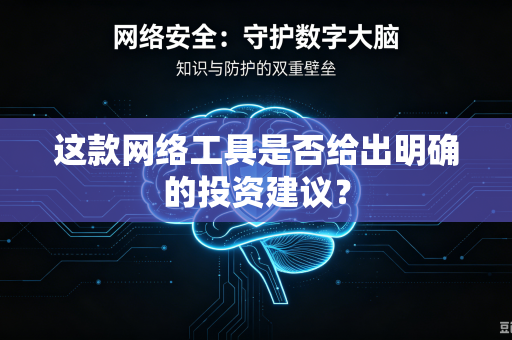 这款网络工具是否给出明确的投资建议？