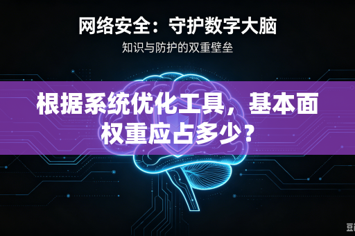 根据系统优化工具，基本面权重应占多少？