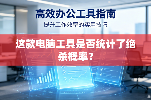 这款电脑工具是否统计了绝杀概率？