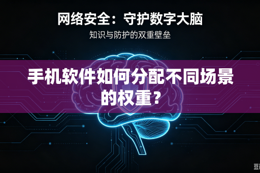 手机软件如何分配不同场景的权重？