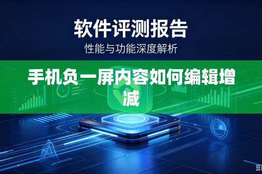 手机负一屏内容如何编辑增减