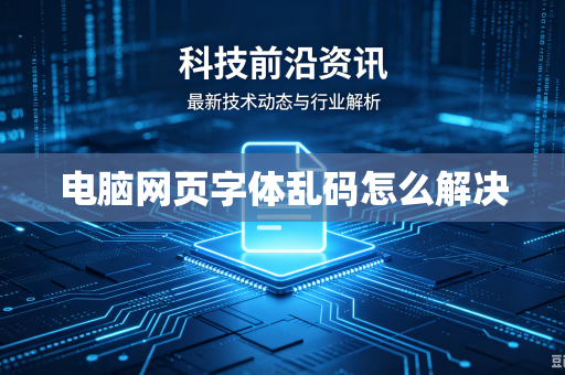 电脑网页字体乱码怎么解决