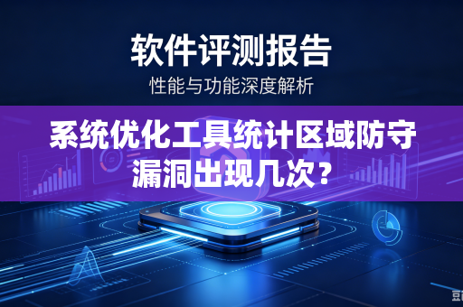 系统优化工具统计区域防守漏洞出现几次？