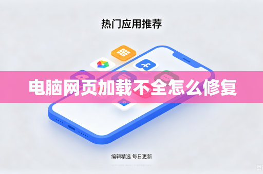 电脑网页加载不全怎么修复