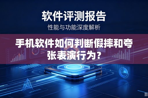 手机软件如何判断假摔和夸张表演行为？