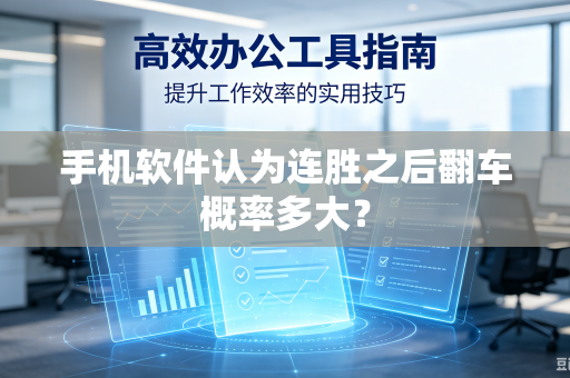 手机软件认为连胜之后翻车概率多大？