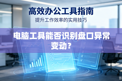 电脑工具能否识别盘口异常变动？
