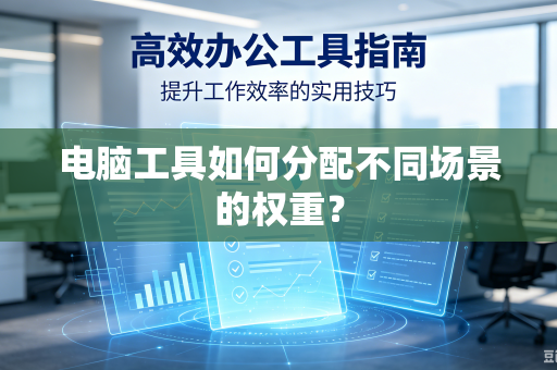 电脑工具如何分配不同场景的权重？