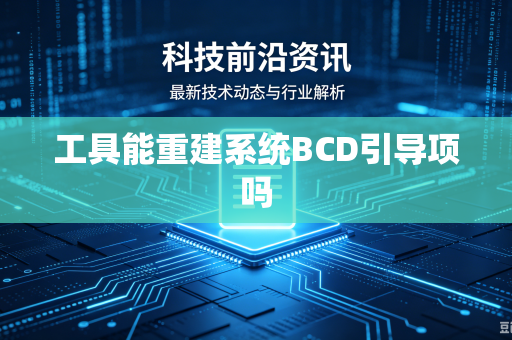 工具能重建系统BCD引导项吗