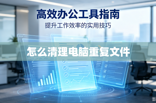 怎么清理电脑重复文件