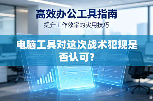 电脑工具对这次战术犯规是否认可？