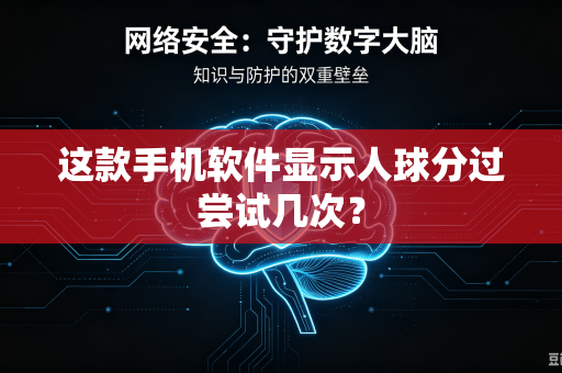 这款手机软件显示人球分过尝试几次？