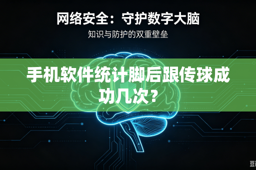 手机软件统计脚后跟传球成功几次？