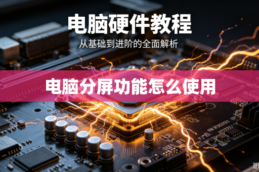 电脑分屏功能怎么使用