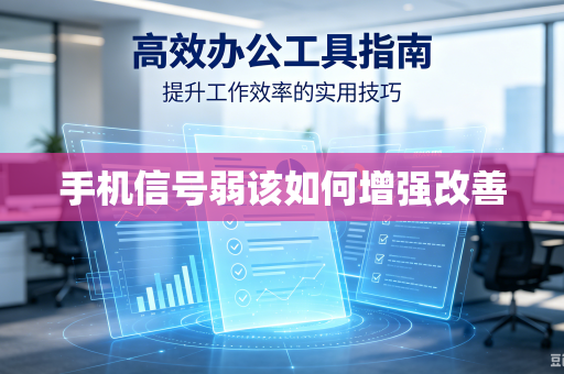 手机信号弱该如何增强改善