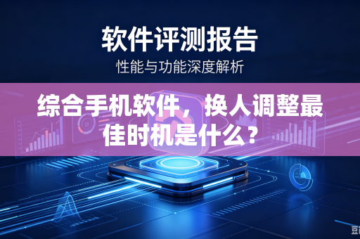 综合手机软件，换人调整最佳时机是什么？