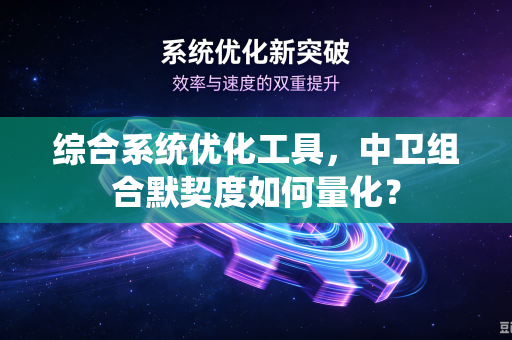 综合系统优化工具，中卫组合默契度如何量化？