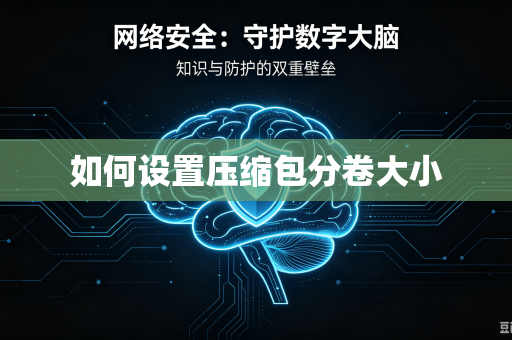 如何设置压缩包分卷大小