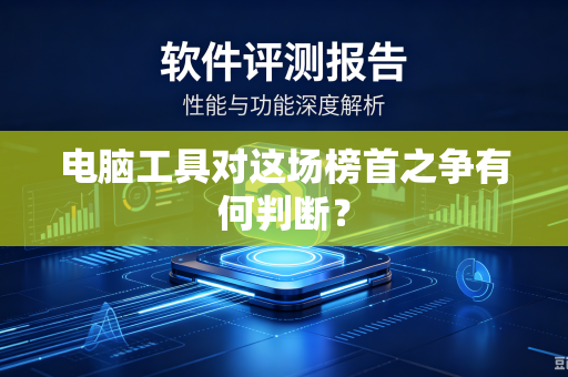 电脑工具对这场榜首之争有何判断？