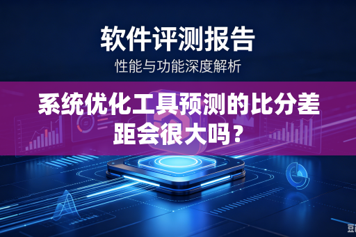 系统优化工具预测的比分差距会很大吗？
