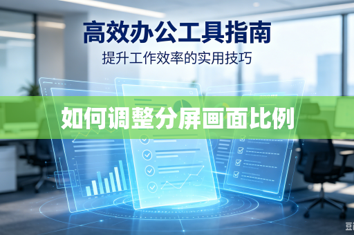 如何调整分屏画面比例