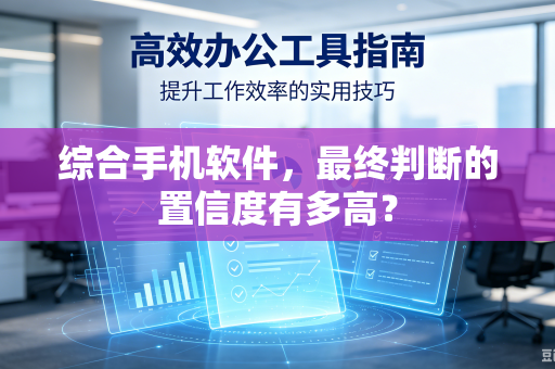 综合手机软件，最终判断的置信度有多高？