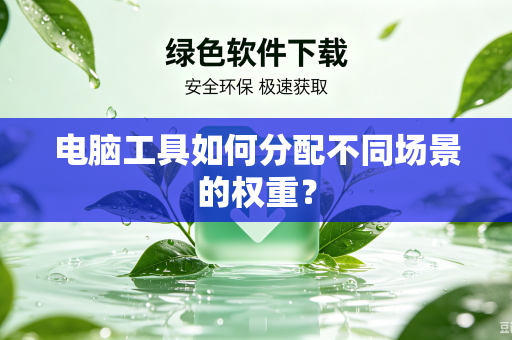 电脑工具如何分配不同场景的权重？