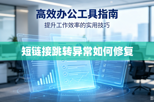 短链接跳转异常如何修复