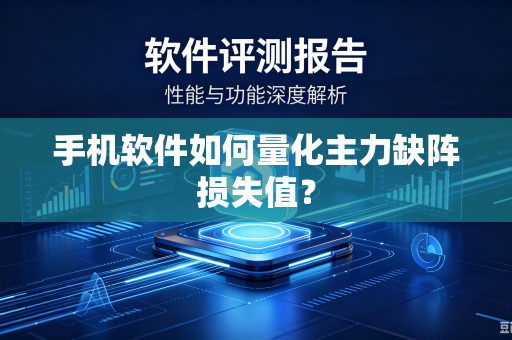 手机软件如何量化主力缺阵损失值？
