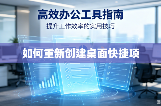 如何重新创建桌面快捷项