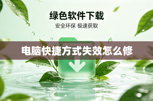 电脑快捷方式失效怎么修