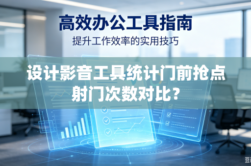 设计影音工具统计门前抢点射门次数对比？