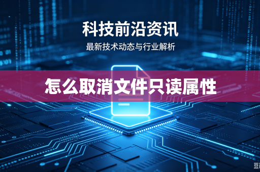 怎么取消文件只读属性