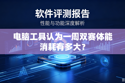 电脑工具认为一周双赛体能消耗有多大？