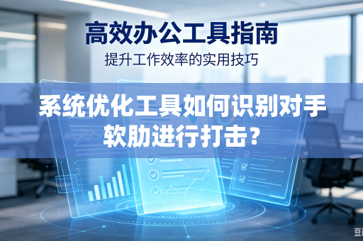 系统优化工具如何识别对手软肋进行打击？