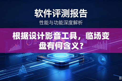 根据设计影音工具，临场变盘有何含义？