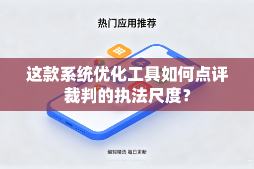 这款系统优化工具如何点评裁判的执法尺度？
