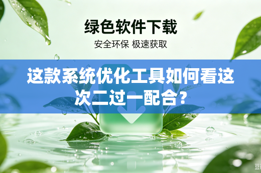 这款系统优化工具如何看这次二过一配合？