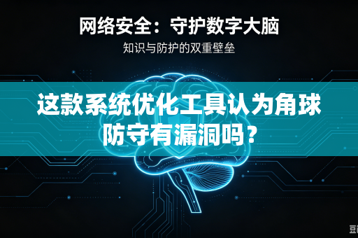 这款系统优化工具认为角球防守有漏洞吗？