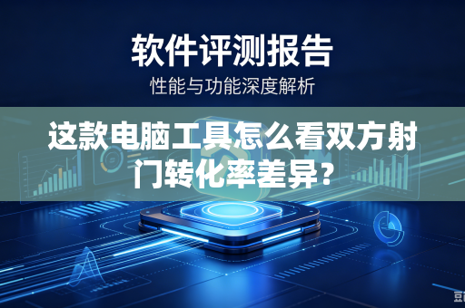 这款电脑工具怎么看双方射门转化率差异？