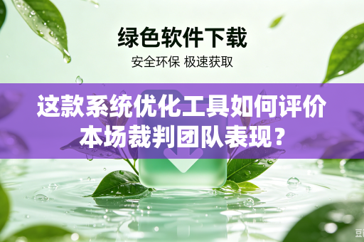这款系统优化工具如何评价本场裁判团队表现？