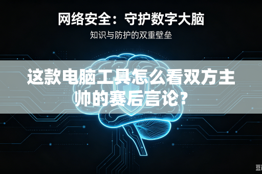 这款电脑工具怎么看双方主帅的赛后言论？