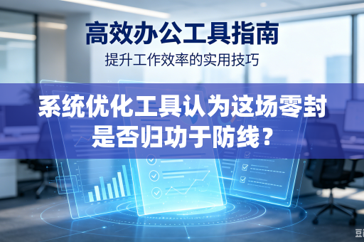 系统优化工具认为这场零封是否归功于防线？