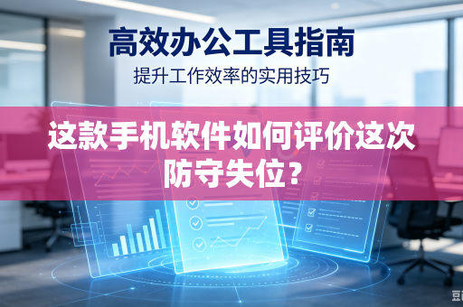 这款手机软件如何评价这次防守失位？