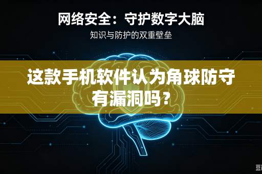这款手机软件认为角球防守有漏洞吗？