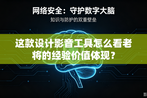 这款设计影音工具怎么看老将的经验价值体现？