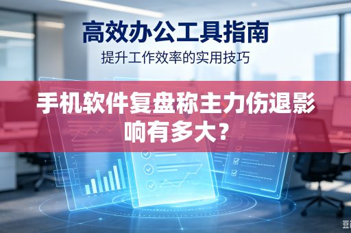 手机软件复盘称主力伤退影响有多大？