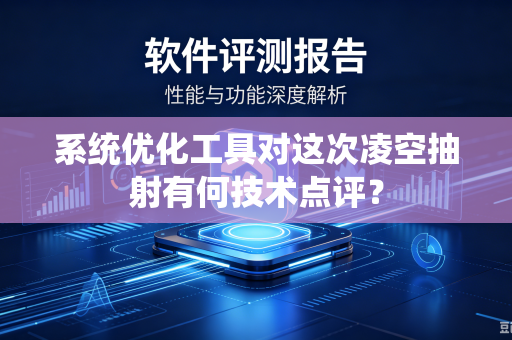系统优化工具对这次凌空抽射有何技术点评?-第1张图片-电脑手机工具软件下载 - 免费实用工具合集 | 联启科技 系统优化工具对这次凌空抽射有何技术点评?-第1张图片-电脑手机工具软件下载 - 免费实用工具合集 | 联启科技